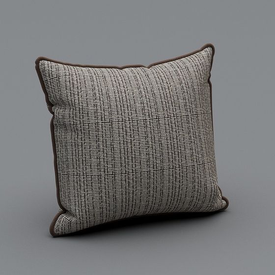 Elegant Low-Poly Pillow 3D model Design