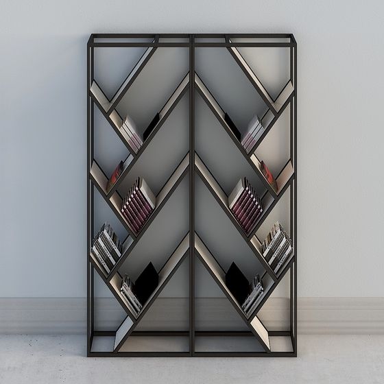 Книжный шкаф у входной двери