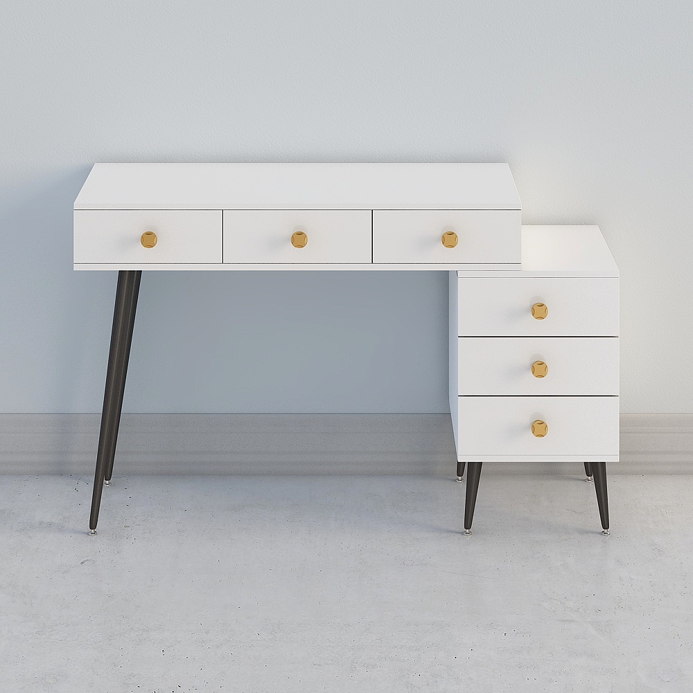 New 100 Iron Desk and Cabinet