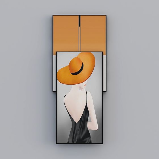 Fashion Window 3D Model - Stylish Art Fusion