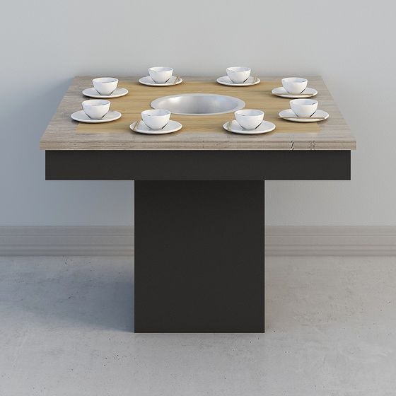 Urban Dining Table 3D model