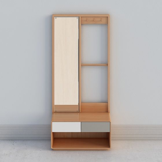 Mirror Shelf Unit 3D model