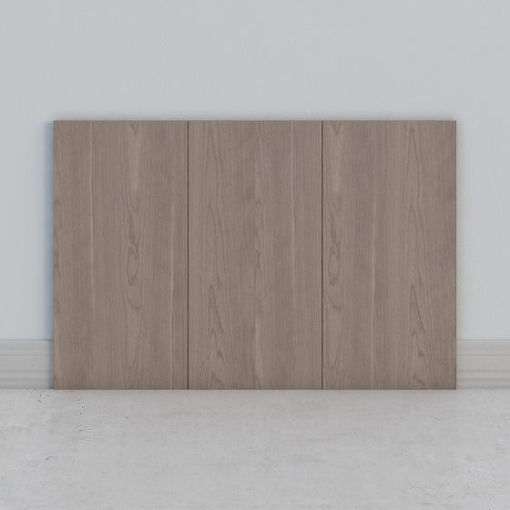 Natural Wood Grain Partition 3D model