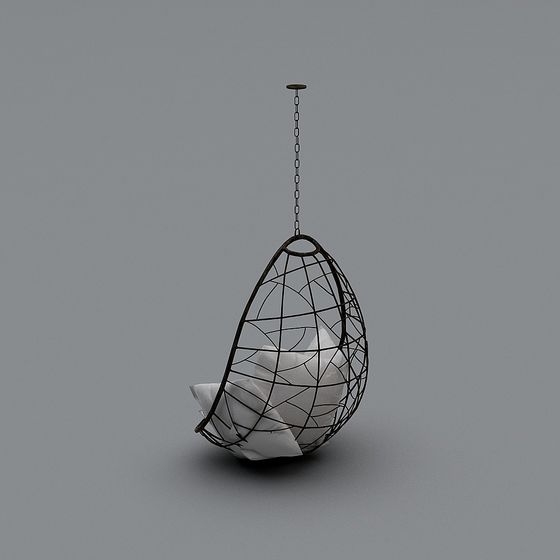 Hanging Egg Chair 3D model