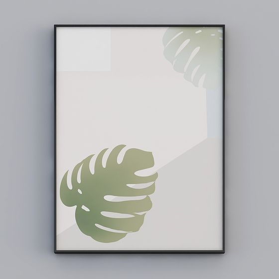 Tropical Framed Art 3D model