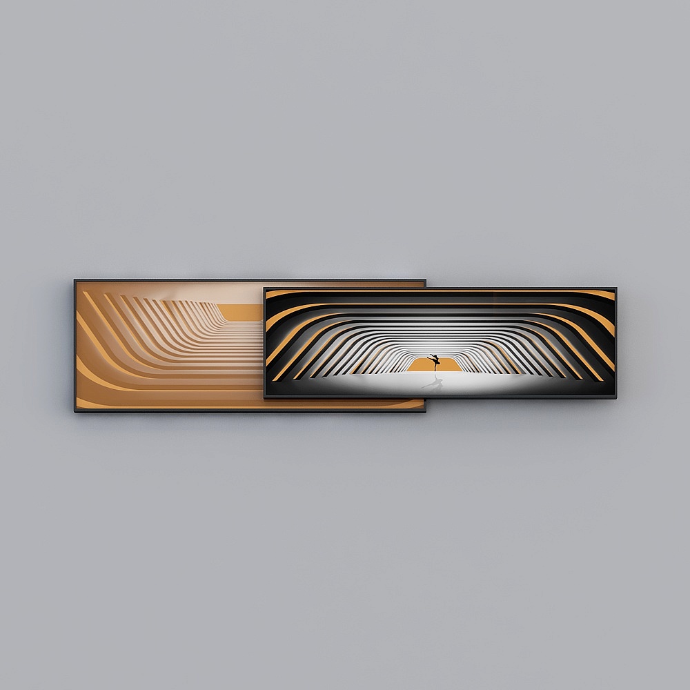 Glorious Good Paintings - L - Modern Minimalist - 36580-36581 - Character Pattern Decoration