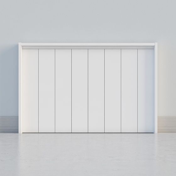 Minimalist Sliding Door 3D model