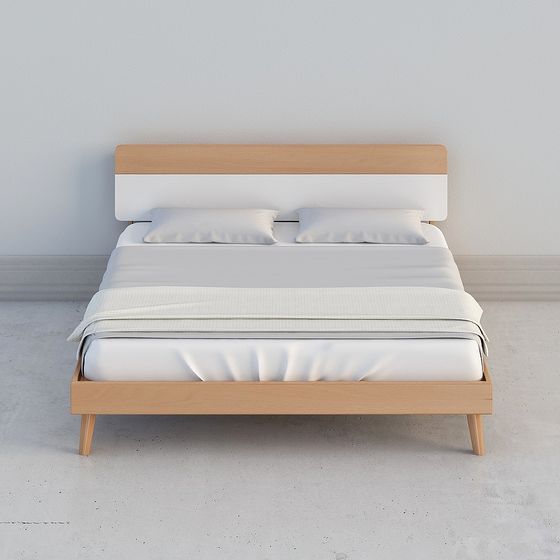 Minimalist Bed Frame 3D model