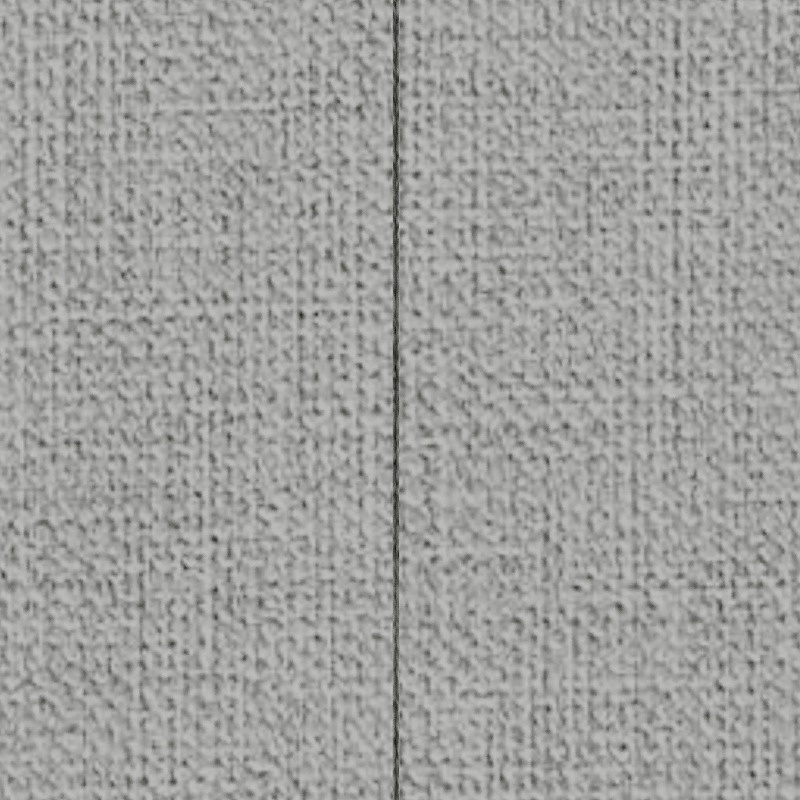 Textured grey wall panel with vertical seam detail on white background