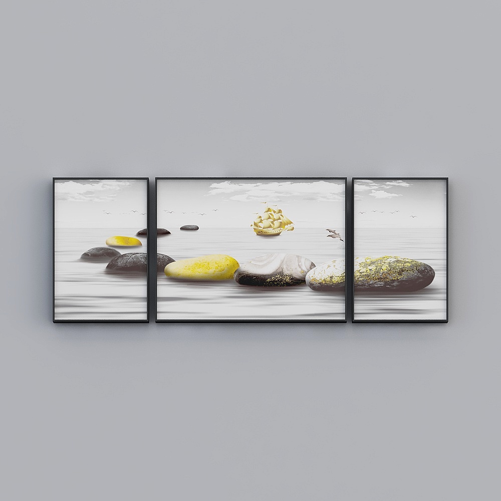 Glorious Good Painting-L-Simple Modern-31773-1-2-3-Landscape Decoration Painting