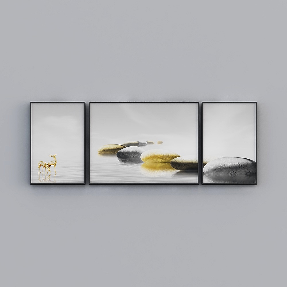 Glorious Good Painting-L-Simple Modern-35726-1-2-3-Landscape Decoration Painting