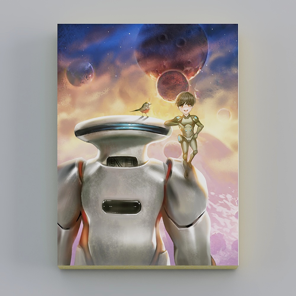 Leju robot decorative painting 8