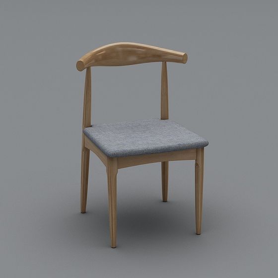 Stylish 3D Chair Model for Diverse Interiors