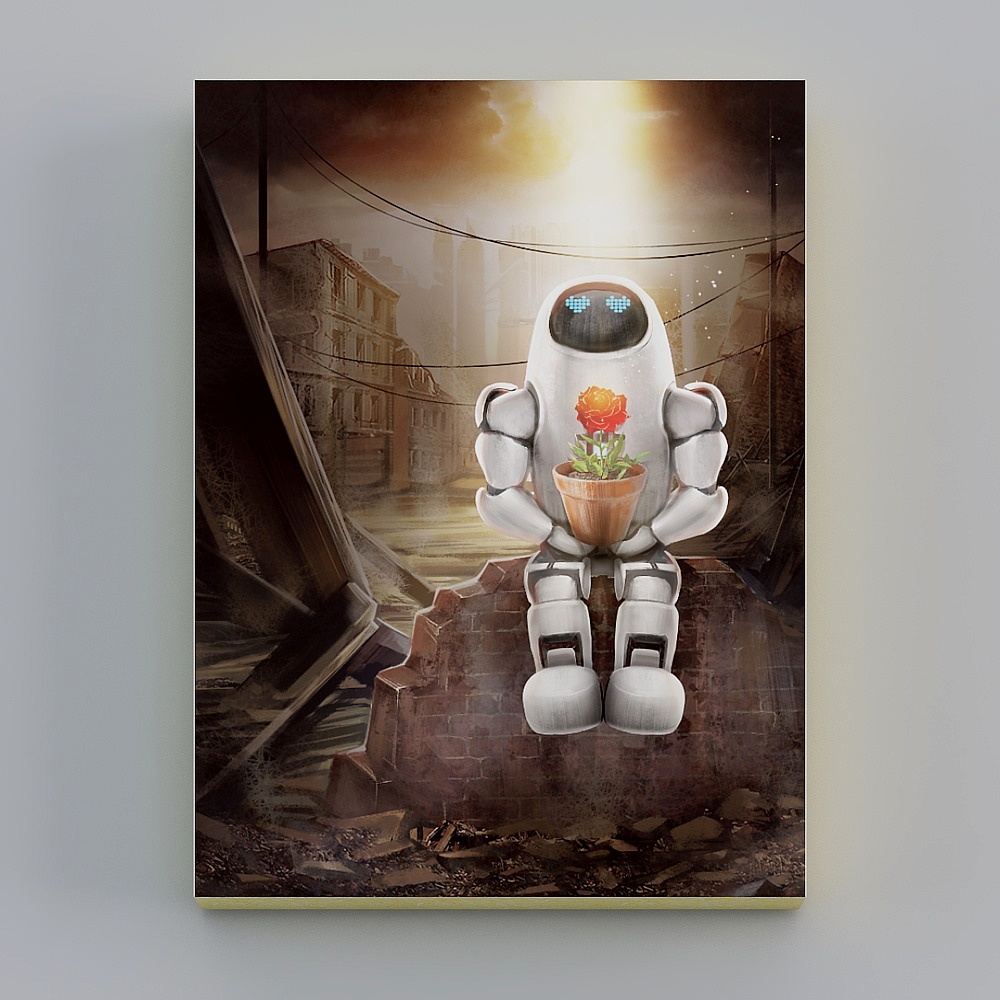 Leju robot decorative painting 7