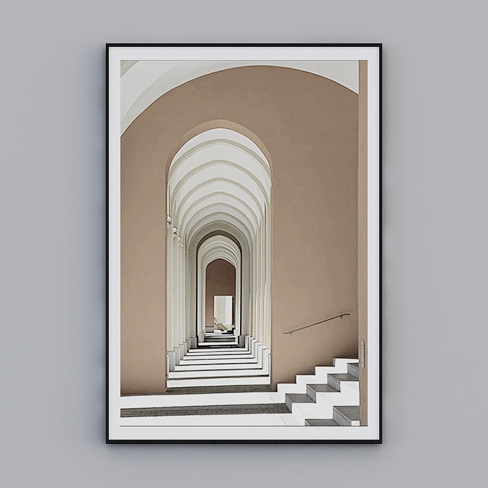 Architectural Corridor 3D model