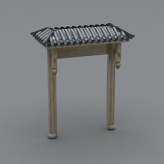 Elegant Pavilion 3D Model for Traditional and Modern Design