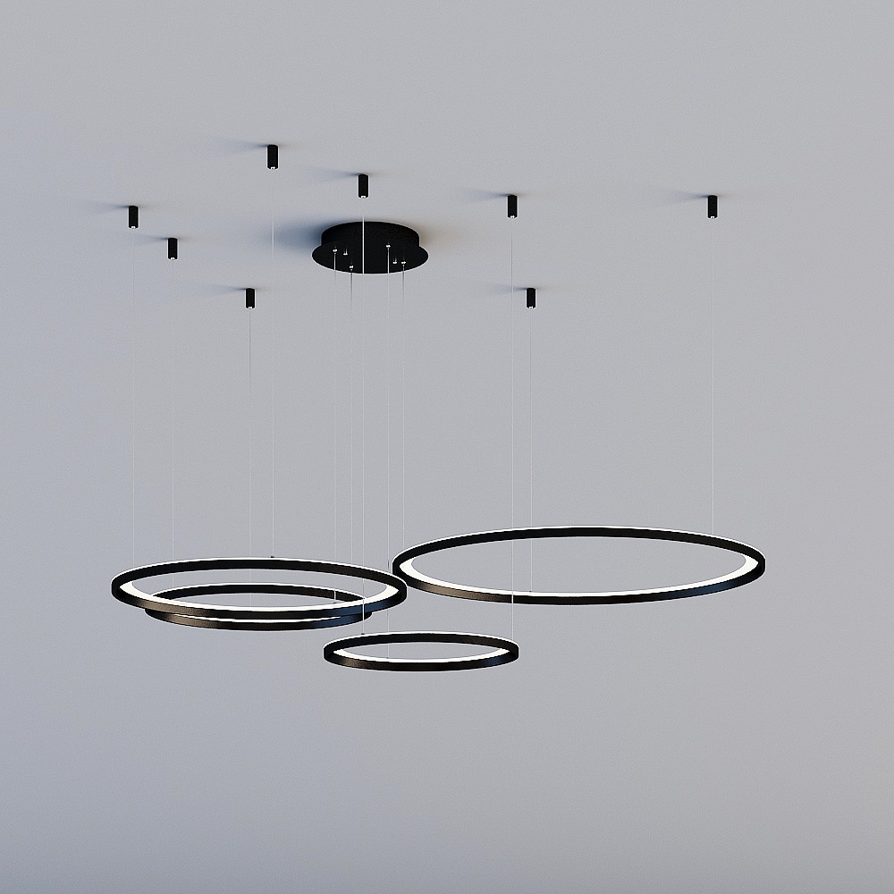 Otlon | Hotel Engineering Chandelier | minimalist LED chandelier | ring/large