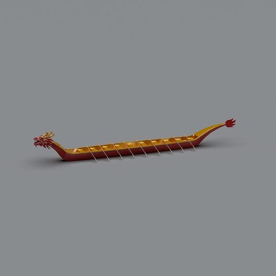 Dragon Boat 3D model - Embrace Tradition and Innovation