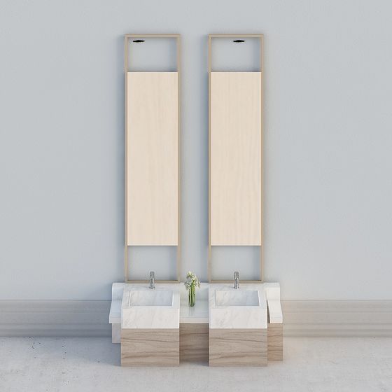 Urban Bathroom Vanity 3D model