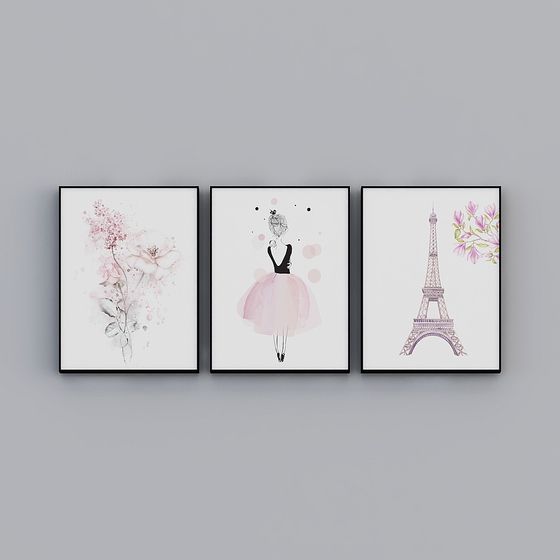Romantic Paris-Inspired 3D Art & Dreams Collection