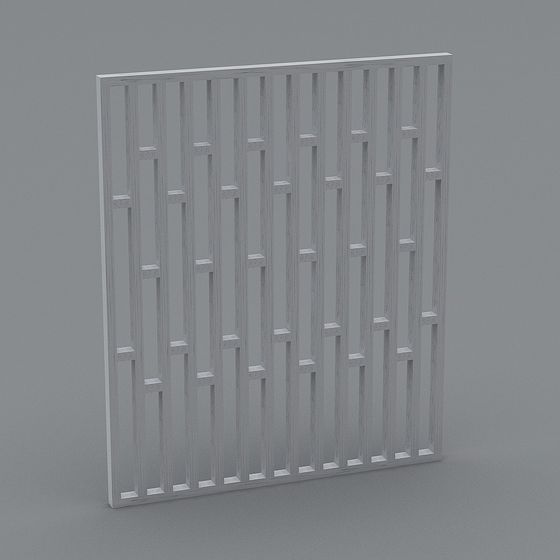 Lattice Panel 3D model for Modern Design
