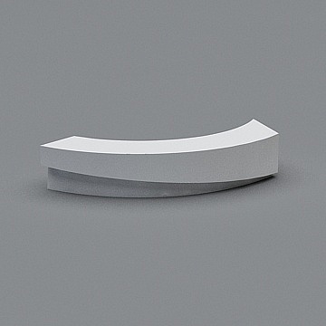 Sleek Curved Floating Platform 3D model