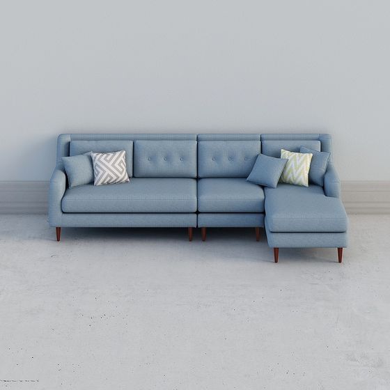 Urban Comfort Sofa 3D model