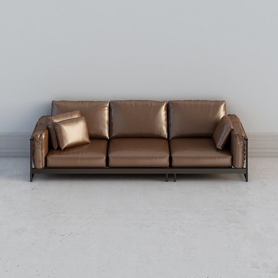 Urban Comfort 3D model Sofa with Unique Design
