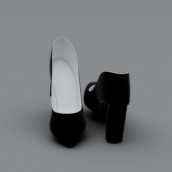 Urban Fashion High Heel 3D model