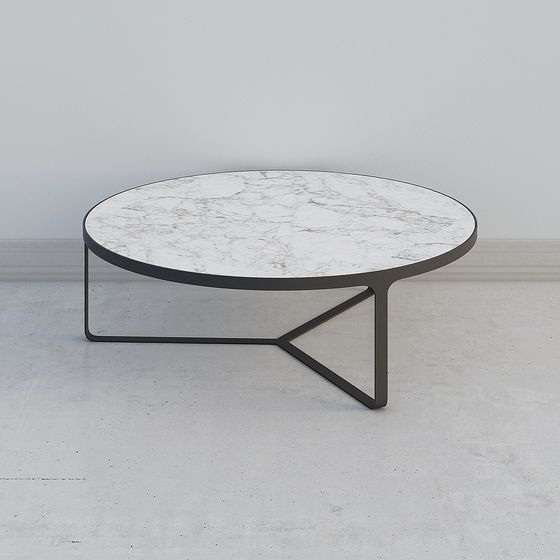 Elegant Round Table 3D Model Design