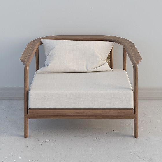 Cozy Corner Chair 3D model