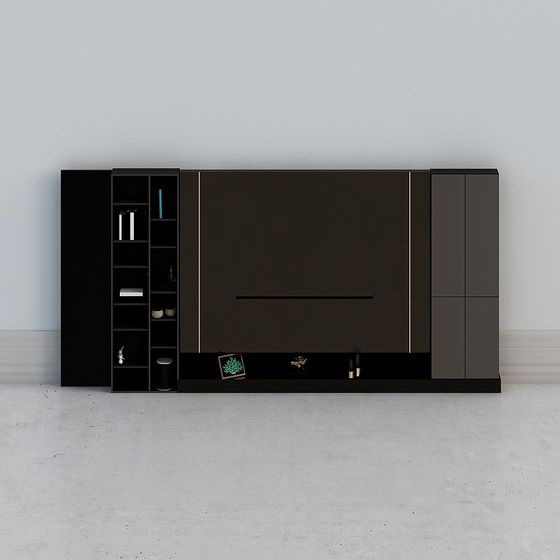 Urban Living Room TV Cabinet 3D model