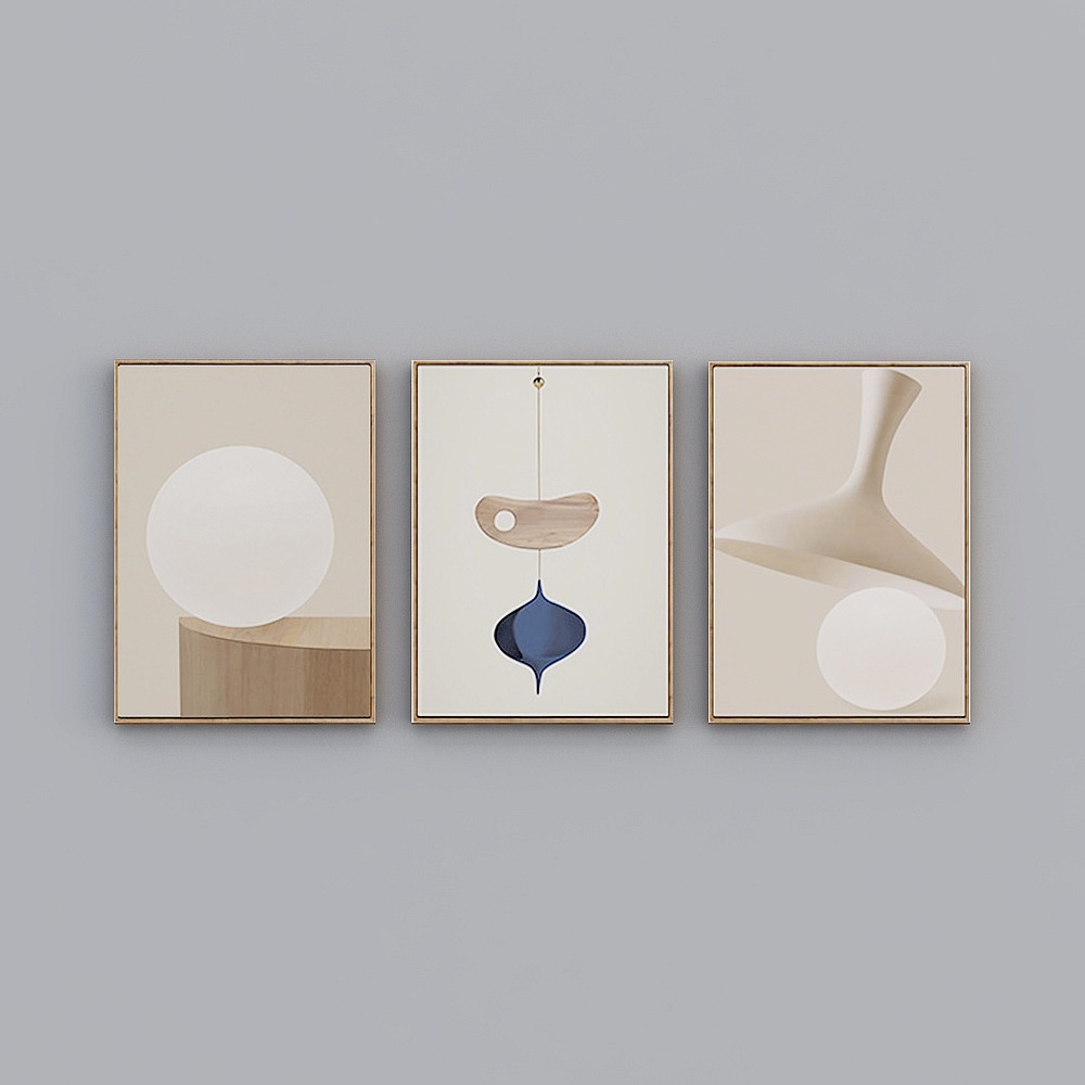 Wood Japanese living room decoration painting (1)