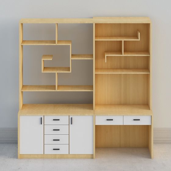 Modular Bookshelf 3D model