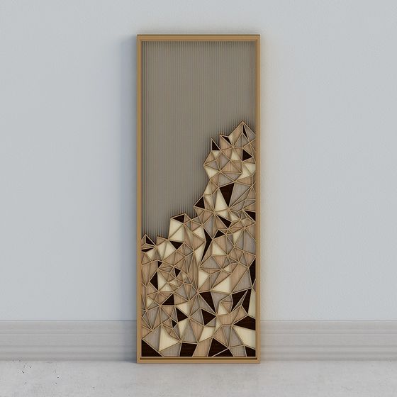 Abstract Geometric Art 3D Model