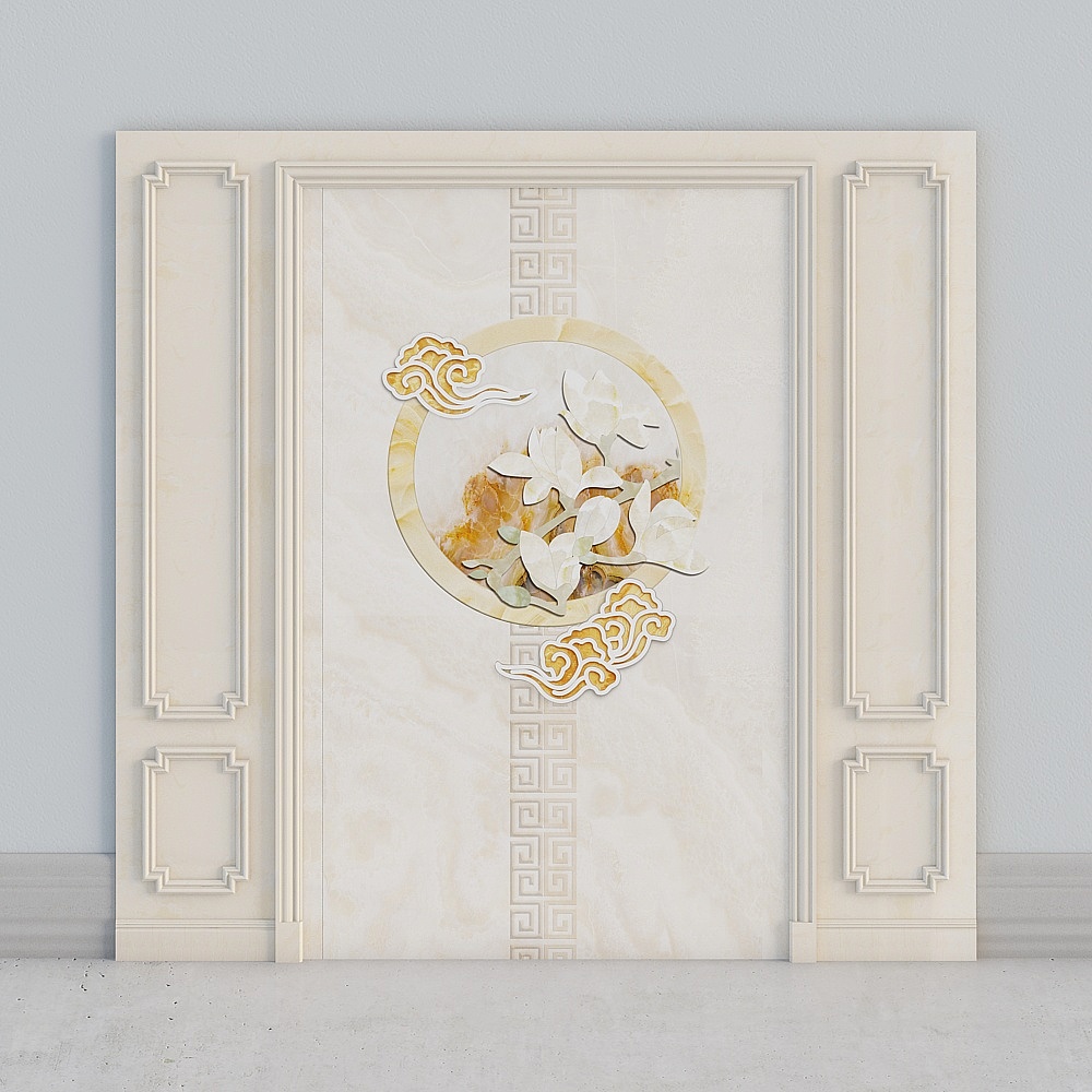 Sofa wall background wall