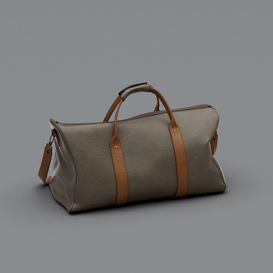 Stylish Travel Bag 3D model for Modern Adventures