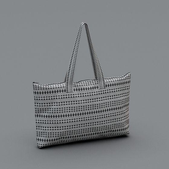 Stylish Shopping Bag 3D model