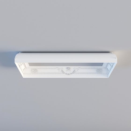 Elegant Ceiling Decorative LED Strip 3D model