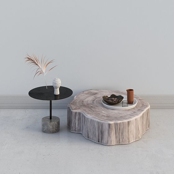 Stunning Tree Root Coffee Table 3D model