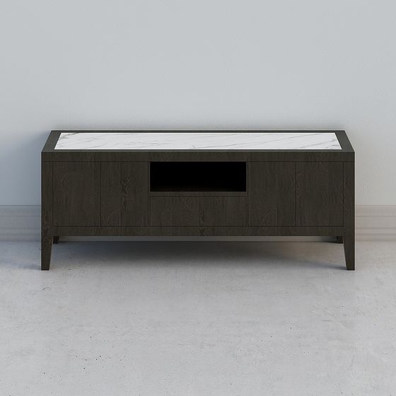 Modern Minimalist TV Cabinet 3D model