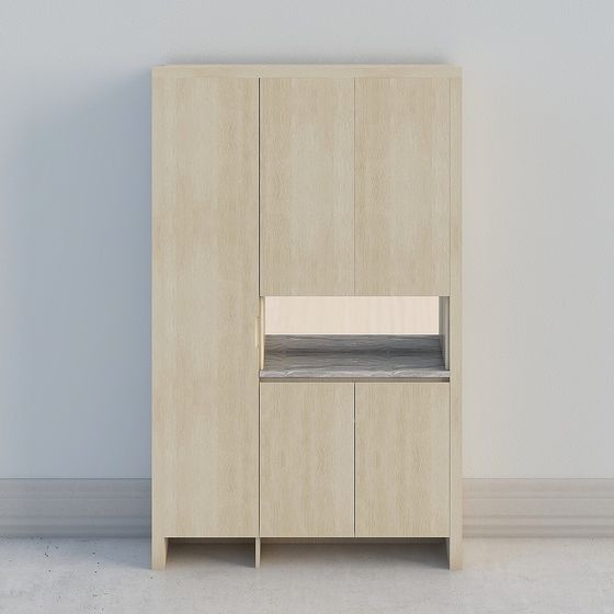 City Window Storage Cabinet 3D model