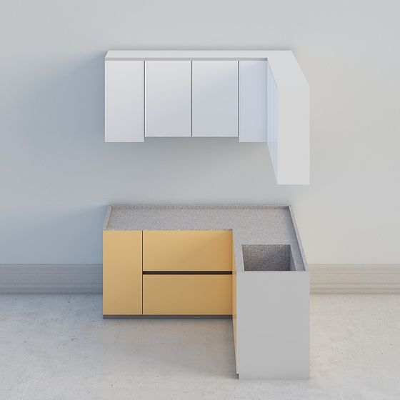 Urban Corner Desk 3D model