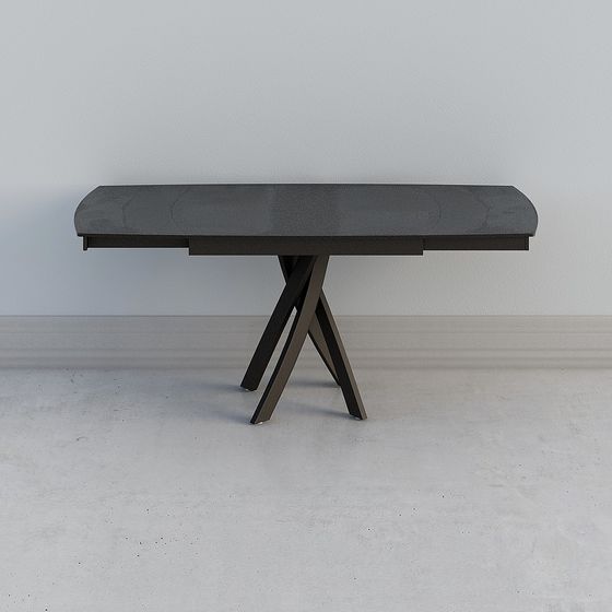 Modern Concrete Table 3D Model for Urban Aesthetics