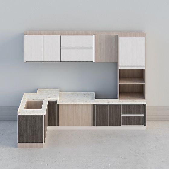 Urban Edge Kitchen 3D model