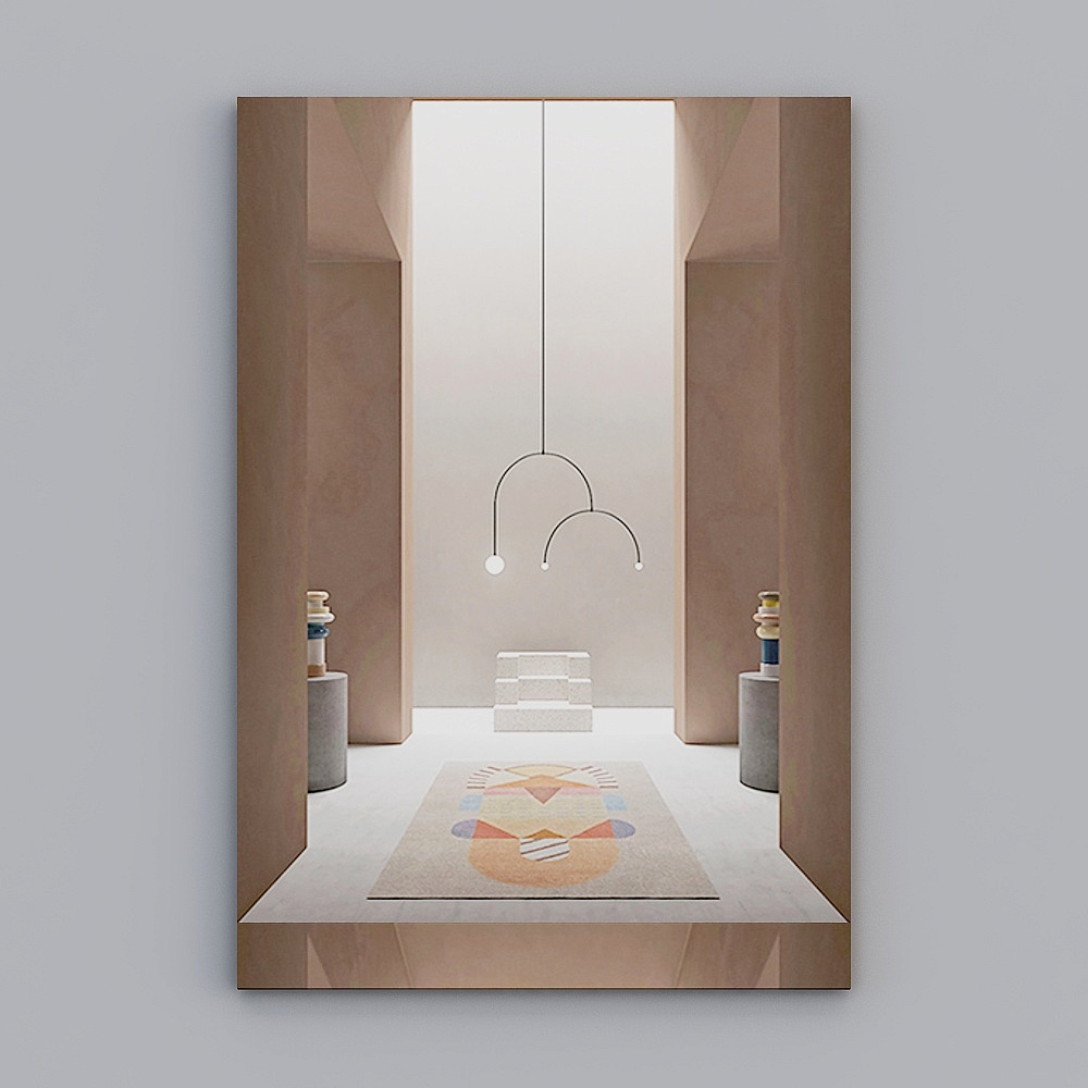 Geometric Door 3D model for Modern Aesthetics