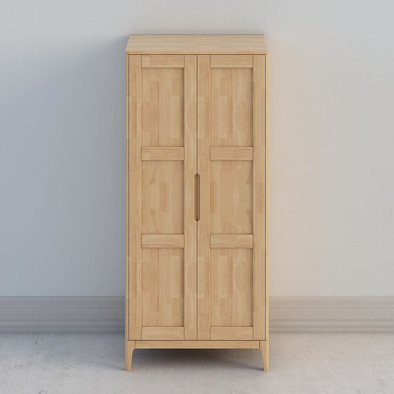 Modern Minimalist Wardrobe 3D model