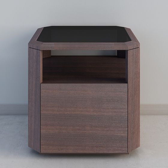 Modern Minimalist Nightstand 3D model
