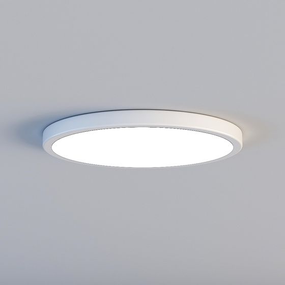 Sleek Round Halo 3D model for Modern Aesthetics