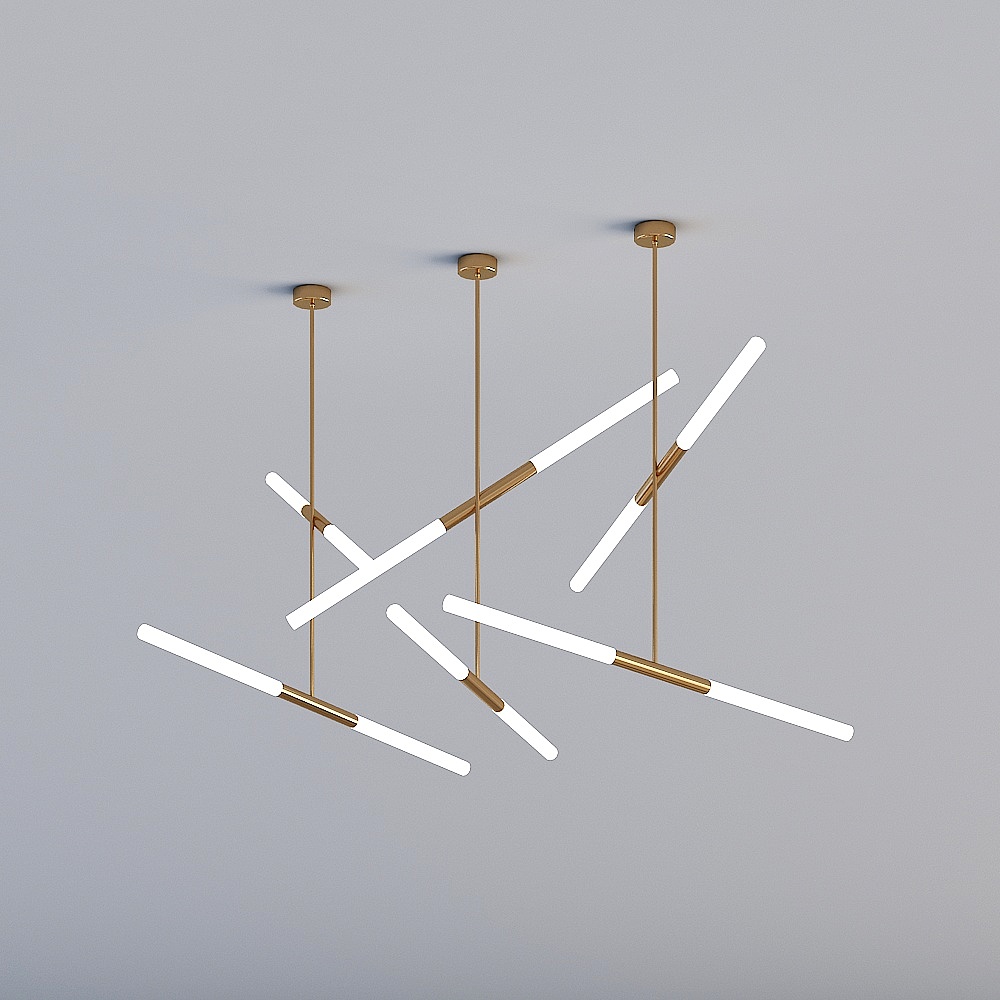 Starburst Chandelier 3D model